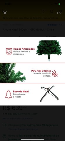 Árvore de Natal grande - Objetos de decoração - Setor Marista, Goiânia 1137348480 | OLX Árvore de Natal grande - Objetos de decoração - Setor Marista, Goiânia 1137348480 | OLX