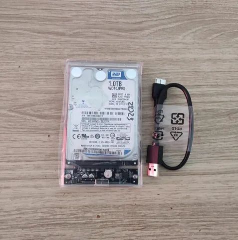 HD externo 1TB Usb 3.0, P/ notebook, desktop e vídeo game