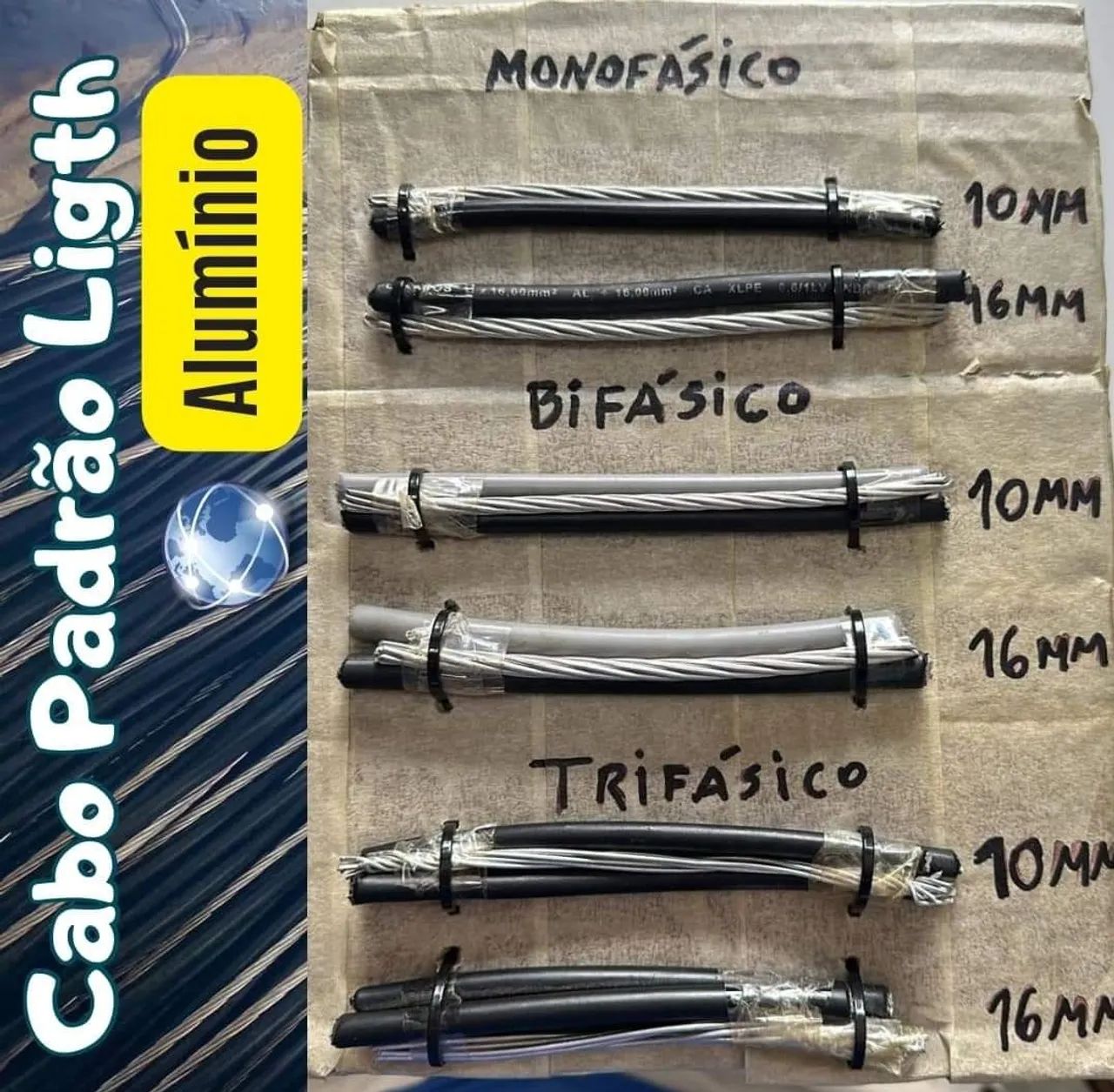 Cabo Padrão light tudo para sua instalação  - Foto 5