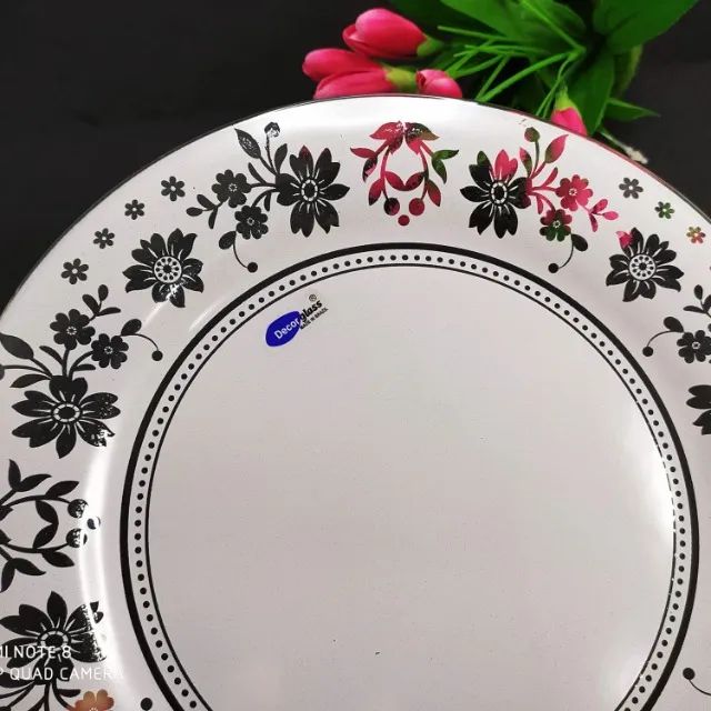 Conj 04 Pratos Rasos 27x A. 1,3 Cm Prato 17751 Promoção - Foto 3