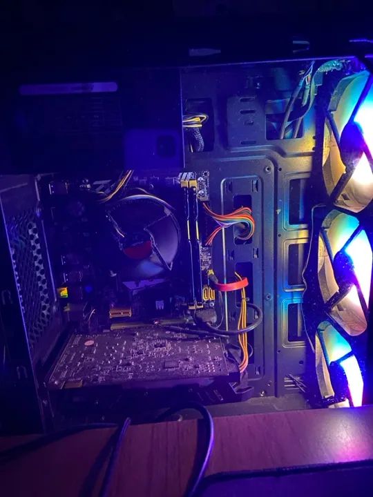 Pc Gamer gabinete Hayom RGB 3 fans - Foto 4