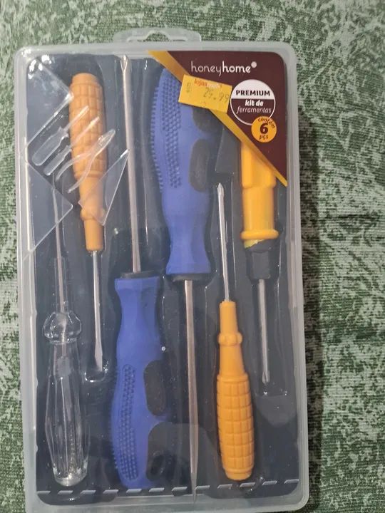 Kit de ferramentas, chaves de fenda e Philips