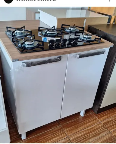 BALCÃO DE AÇO PARA COOKTOP