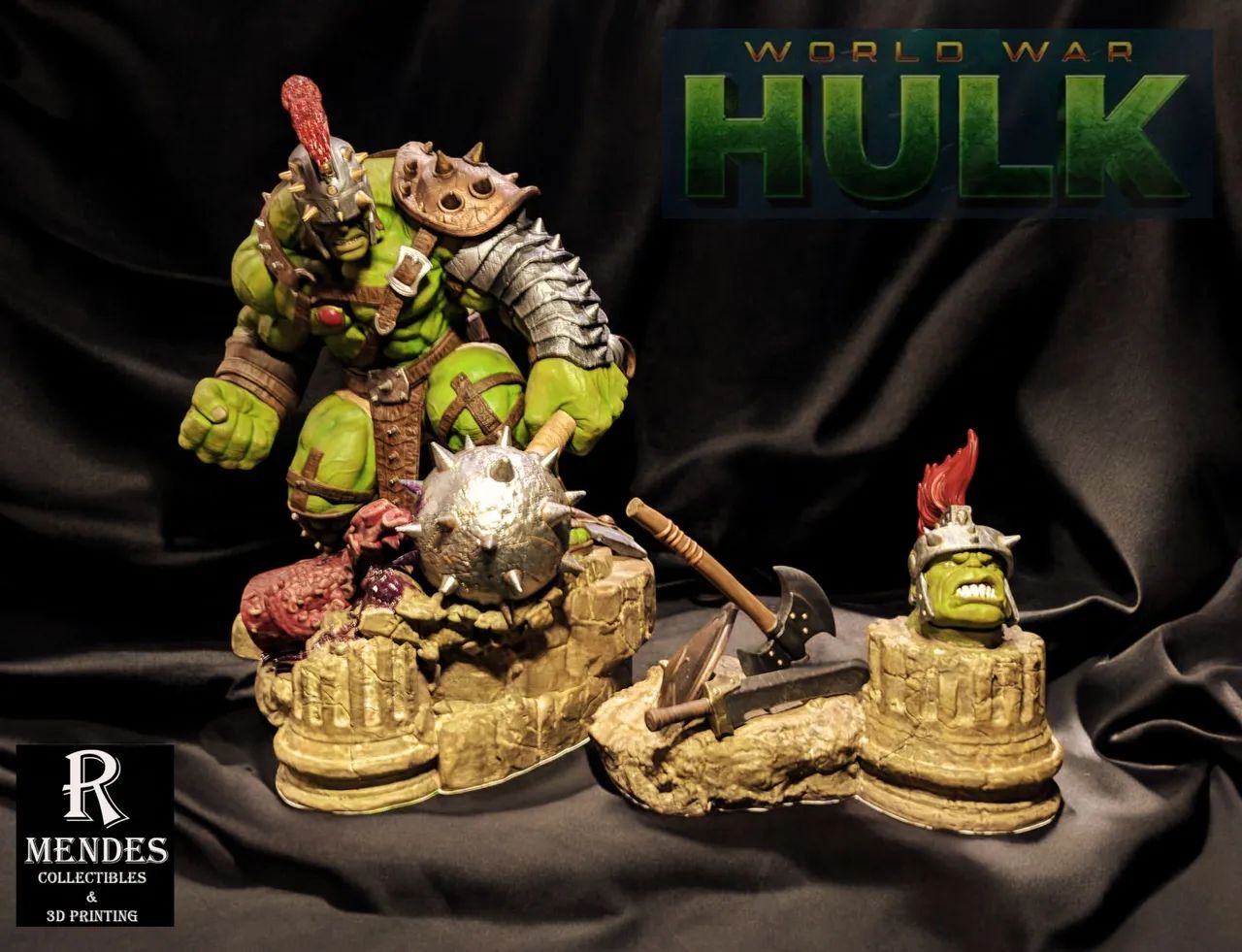 Hulk Gladiador - Estatua em resina Sideshow Ironstudios - Foto 4