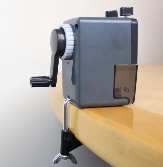 Apontador manual de mesa cinza Easy Office - Seminovo- Cis PR01 - Foto 4