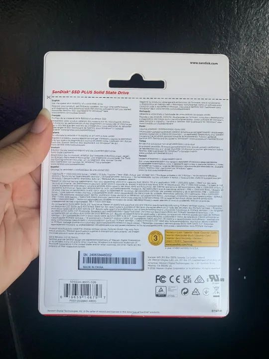 SSD SanDisk 480GB 535MB/s - Desempenho e Velocidade para seu PC! - Foto 3