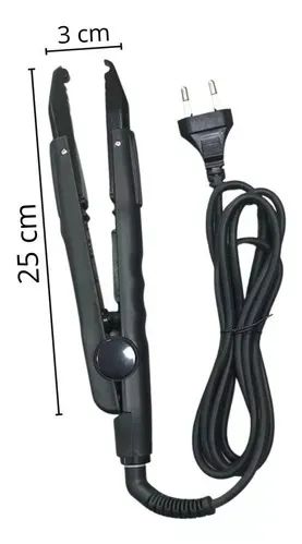 pinça para mega hair ponta reta premier professional 110 a 220v - Foto 2