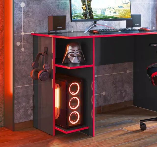 Mesa gamer computador ( montagem grátis)  - Foto 3