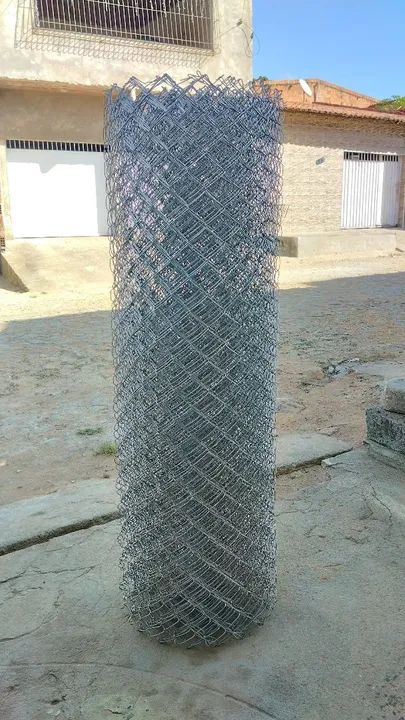 Tela Alambrado Revestido / Tela Alambrado Galvanizado / Tela encapada Verde azul  - Foto 4