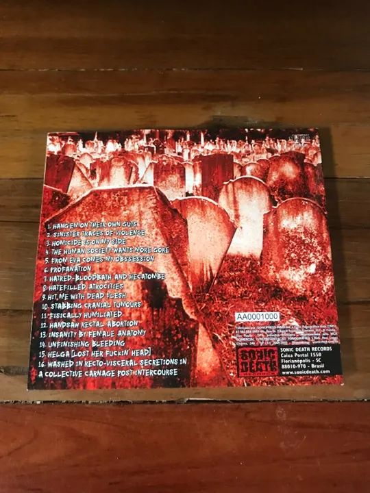 Neuro Visceral Exhumation - CD - The Human Society - Digipack - Foto 3
