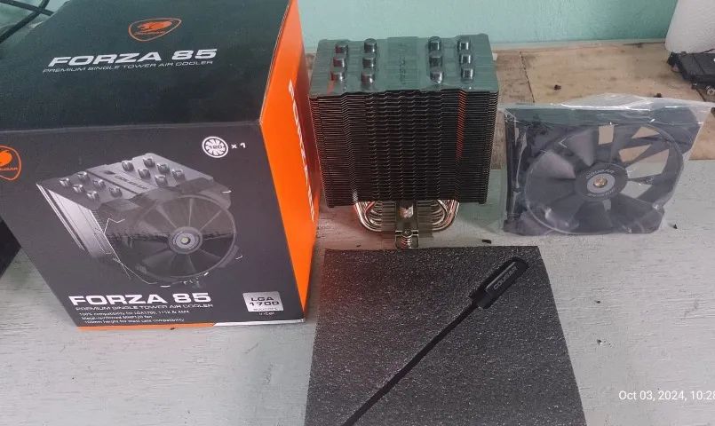 Cooler para Processador Cougar Forza 85, 120mm, Intel-AMD, 3MFZA85.0001