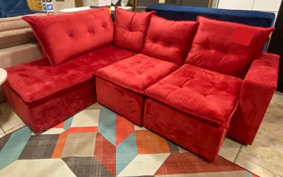 sala escritorio sofa canto retratil - Foto 5