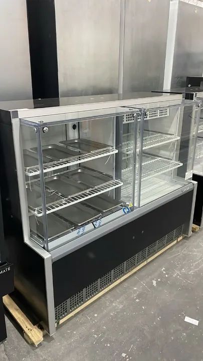 Vitrine Aquecida e Refrigerada 1,40m (Ester)