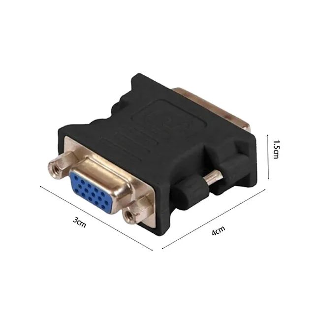 Adaptador DVI-I (Macho) 24+5 Pinos para VGA (Fêmea) - Altomex em São Luís ma - Foto 4
