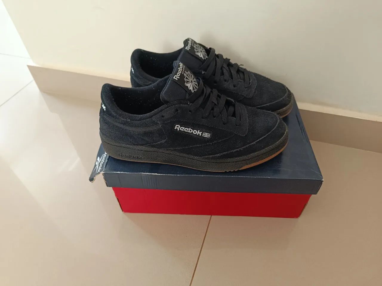 Tênis Reebok Club  C85 - Preto