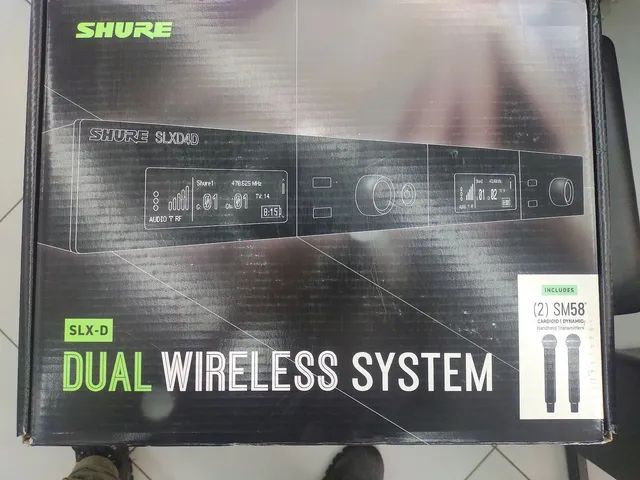 Mic Shure Duplo SLXD24DBR/SM58 L55 (NA Loja)