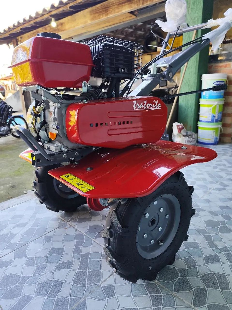 Tratorito branco 6.5 hp - Foto 5