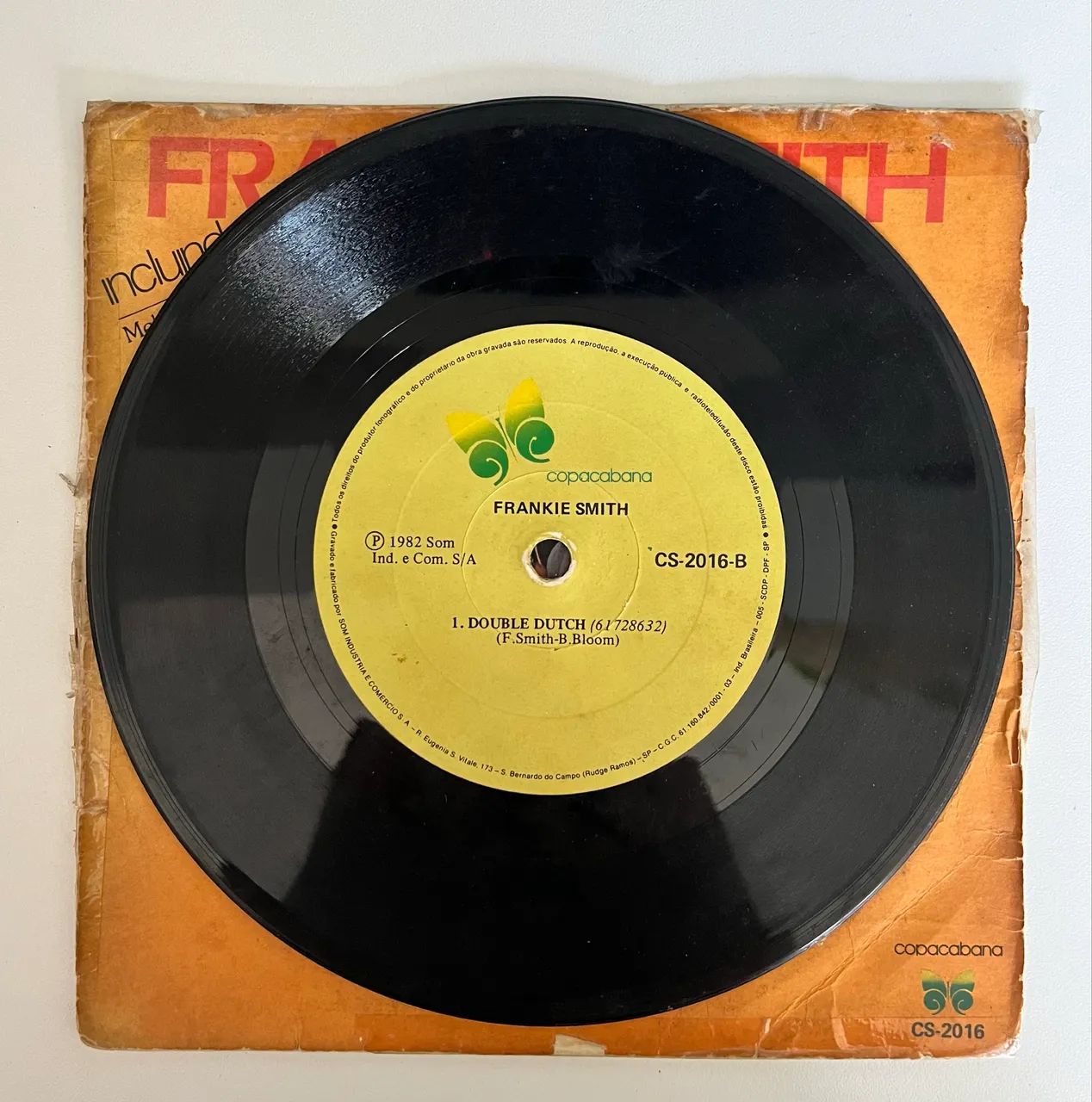 lp disco de vinil compacto Frankie Smith Children of Tomorrow - Foto 2