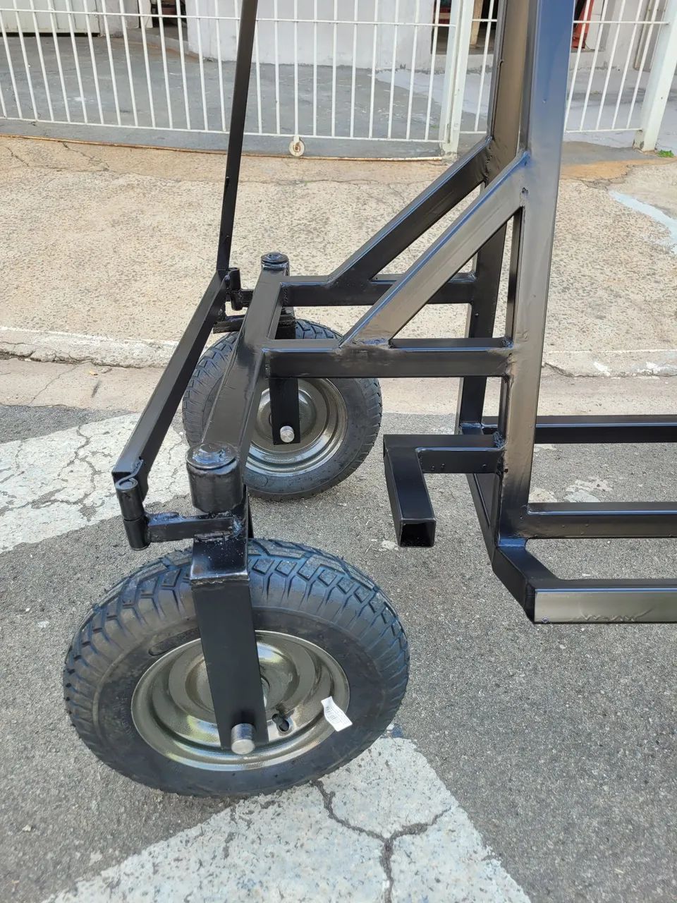 Carrinho/Trailer Metálico Reforçado - Foto 4
