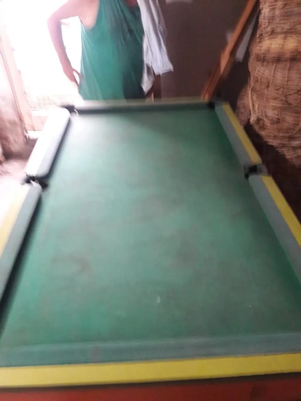 mesa de sinuca bilhar usada com cupim 