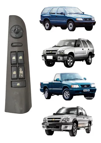 Comando Botão Vidro Elétrico S10 Blazer 1995 2011 Esquerdo