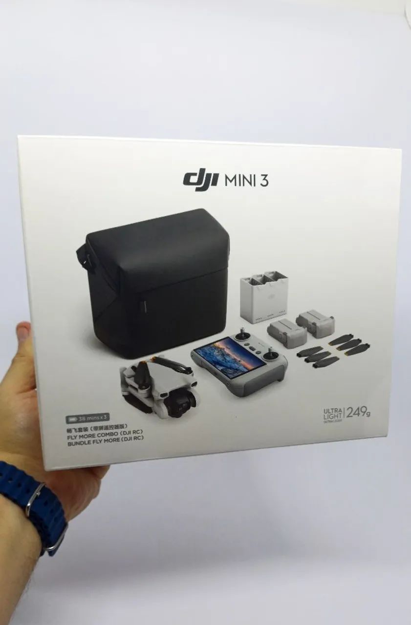 Drone DJI MINI 3 Com Tela Fly More - Foto 2