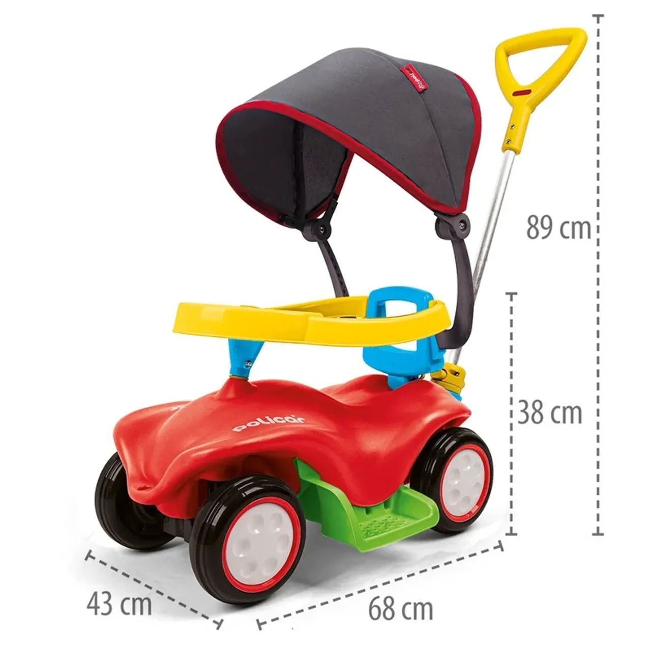 Carrinho 4 em 1 Policar Passeio  - Foto 5