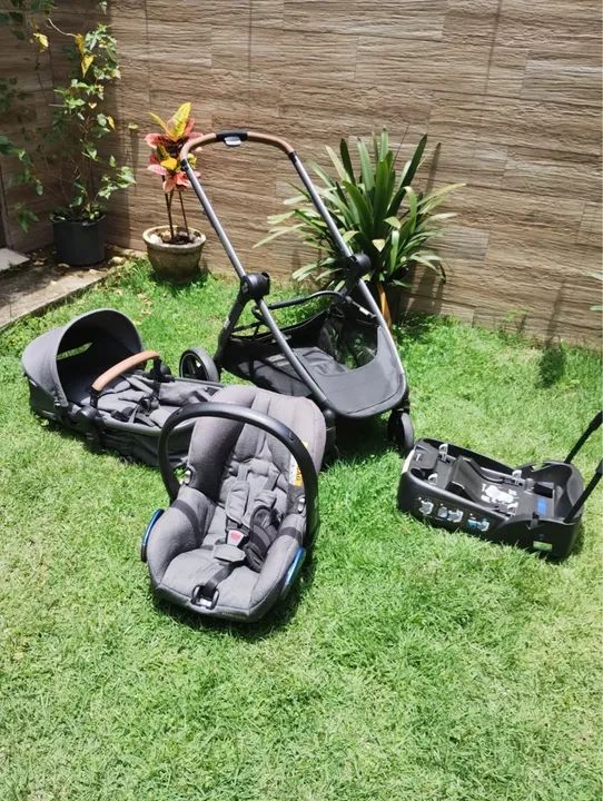 Conjunto de carrinho de bebê e cadeirinha Maxi Cosi - Foto 3