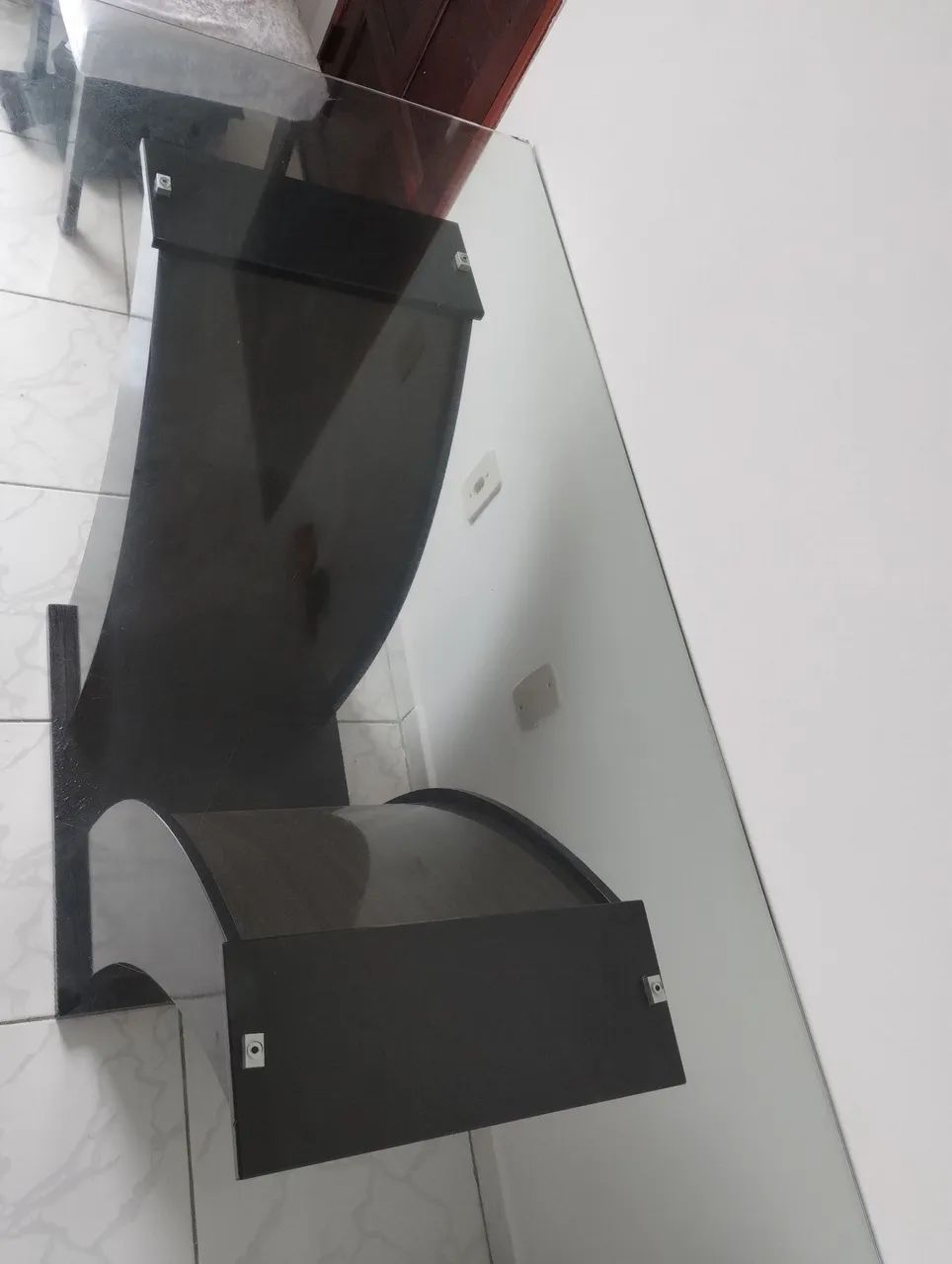 Mesa de Jantar Retangular de Vidro - Foto 4