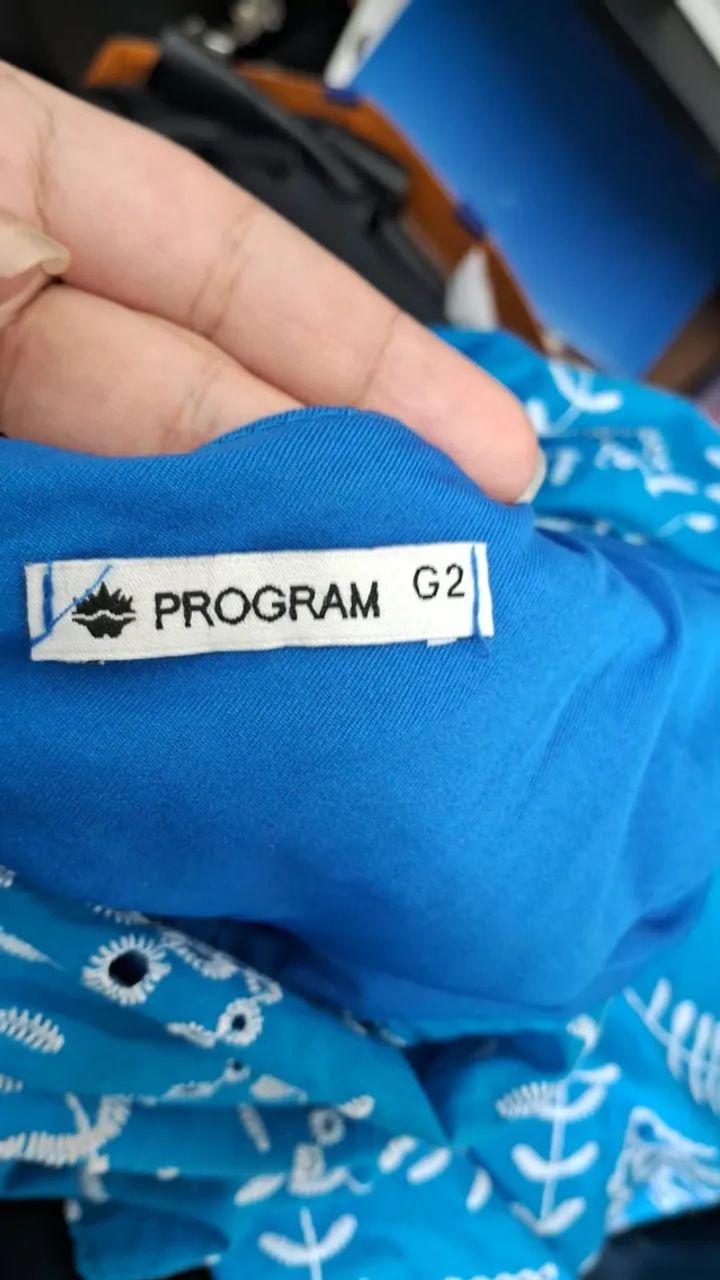 Vestido Azul em Lese PROGRAM - Foto 2