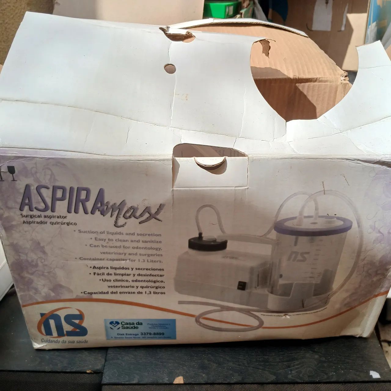 Aspiramax aspirador de secreção 