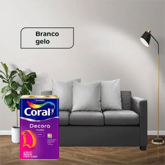Tinta Coral Decora Matte Branco Gelo