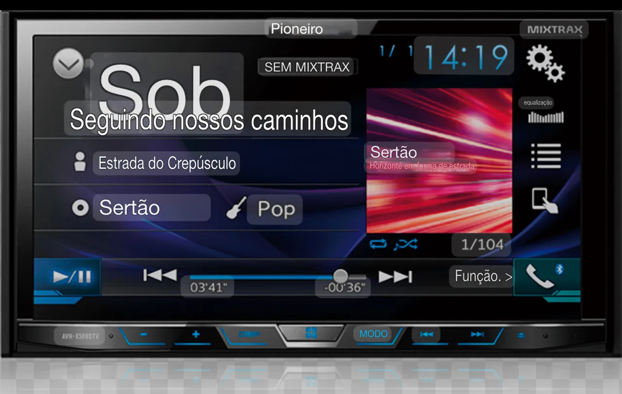 Som Automotivo Pioneer AVH-X5880TV