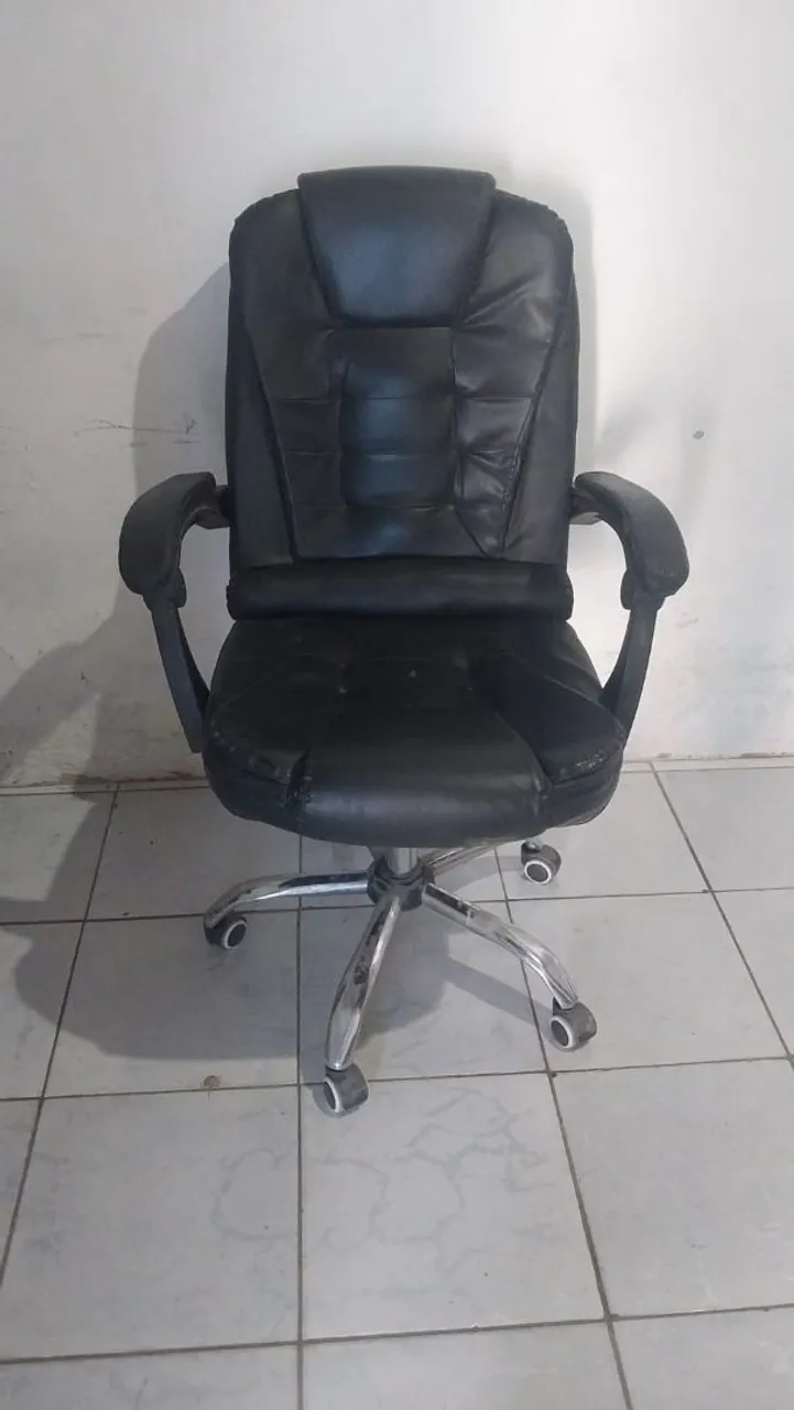 Cadeira de Escritório Giratória com Rodinhas