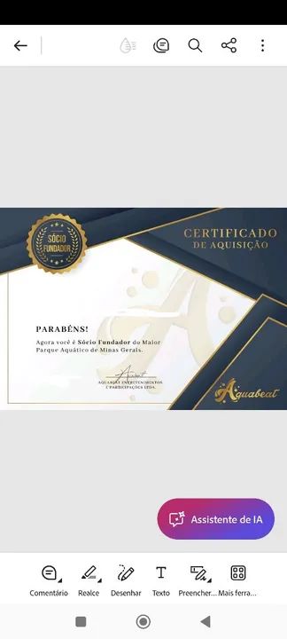 Vendo minha Cota para 3 pessoas - Clube Aqua Beach ( Parcelo em 18x cartão) - Foto 3