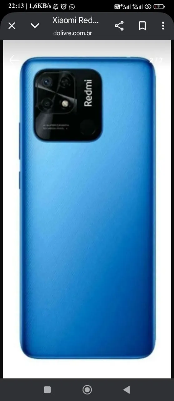 Vende-se celular redmi 10 C 128