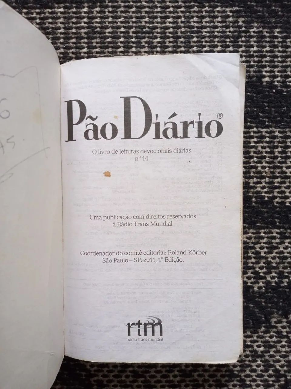 Pão Diário No 14 - O livro de leitura devocionais diárias - RTM - Foto 2