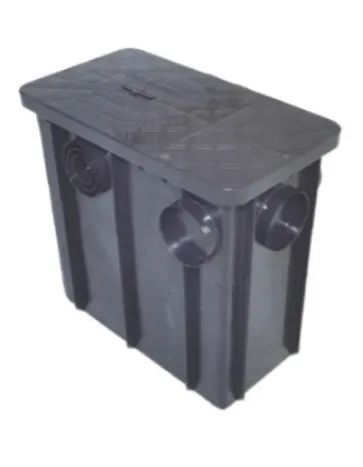 Caixa De Gordura Sifonada Preta Mallton - 50LT