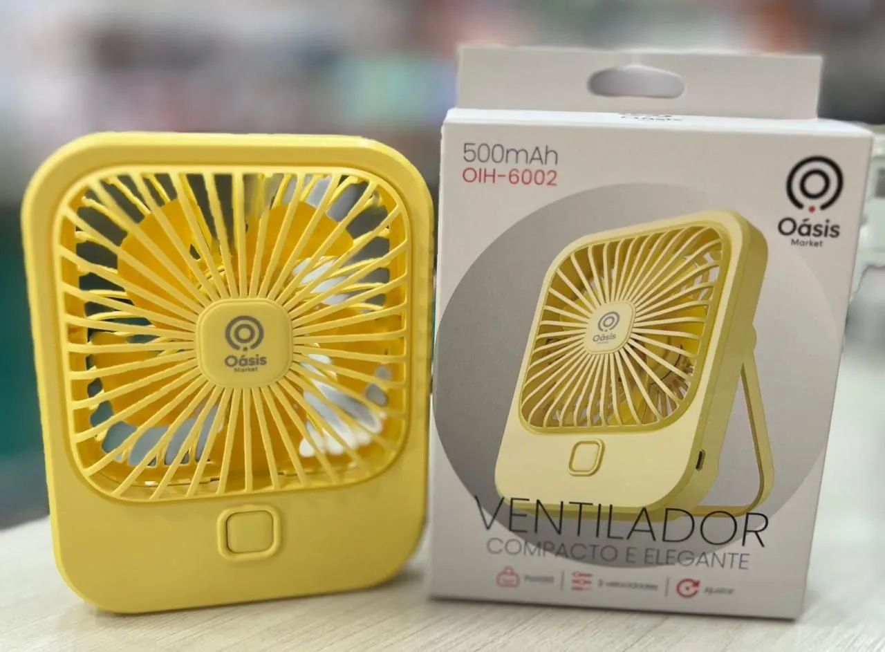 Mini Ventilador Portátil Oasis - Compacto e Elegante - Foto 3