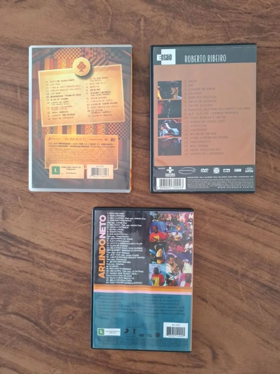 DVDs Grupo Casuarina, Roberto Ribeiro e Arlindinho - Foto 2