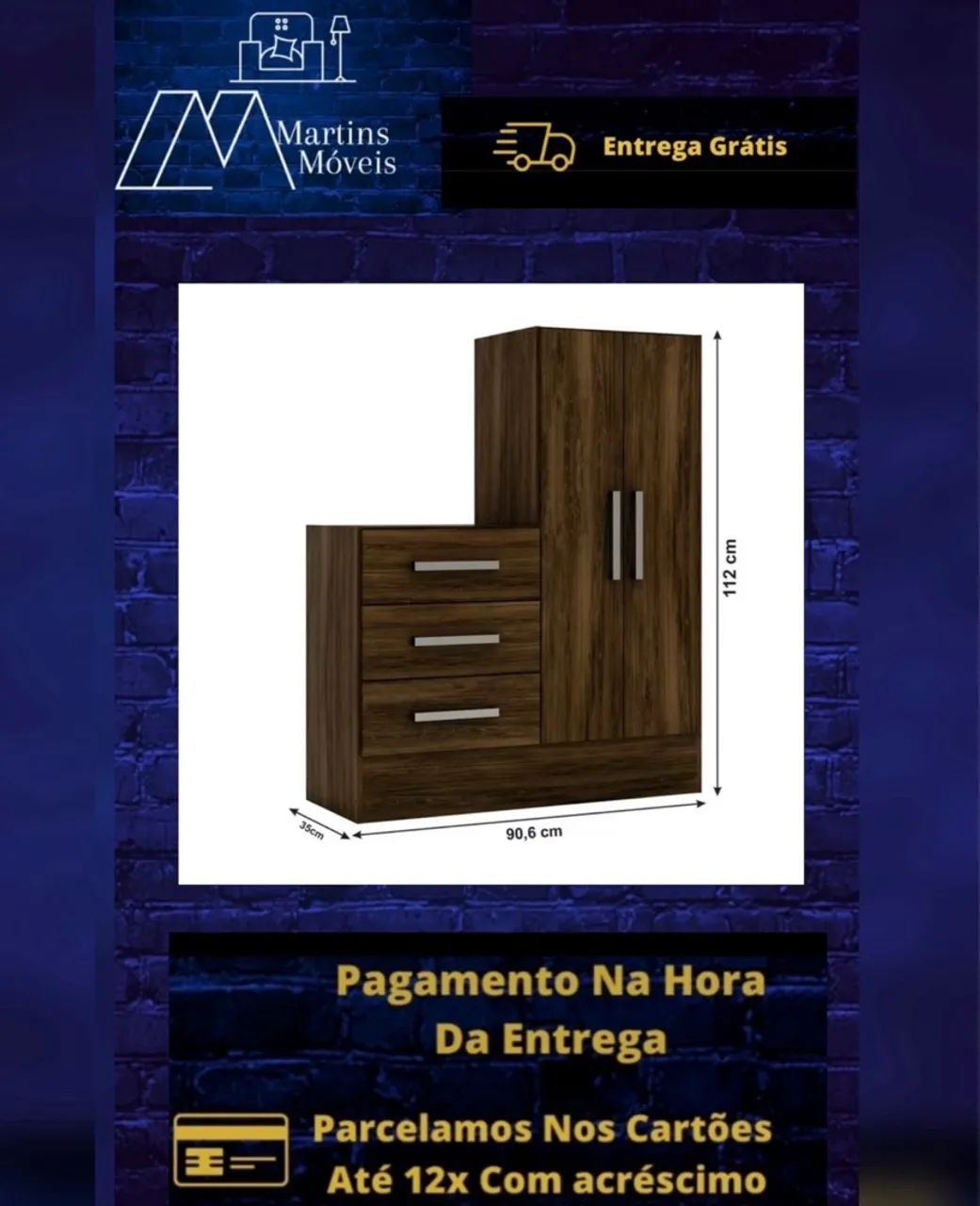 GRANDE PROMOÇÃO CÔMODAS  DUNAS RODIAL ENTREGA GRÁTIS ACEITA CARTÃO  - Foto 4