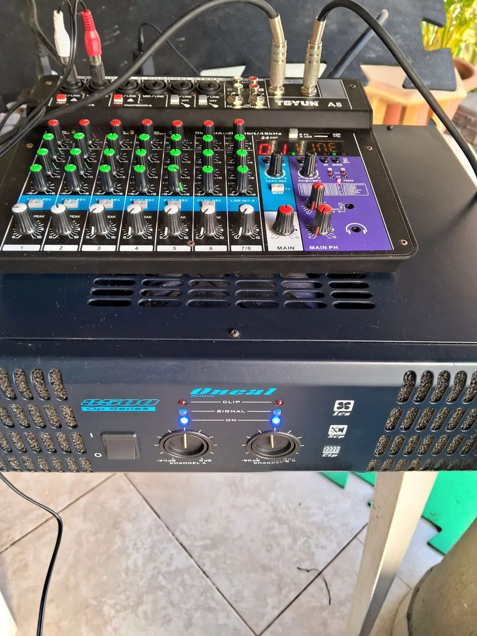 Amplificador Oneal mod OP8500 novinho!!! - Foto 2