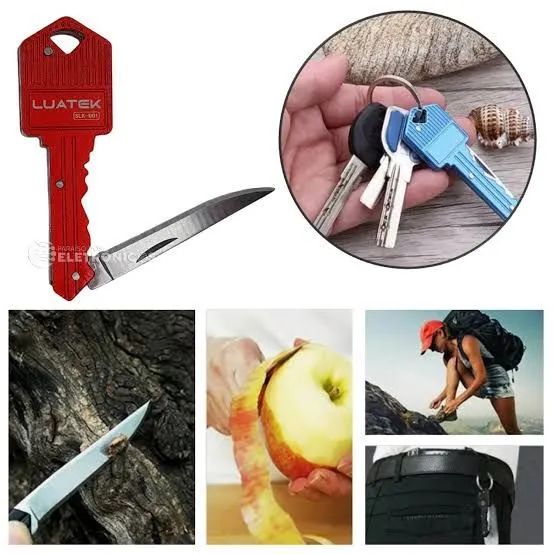 Canivete camping chaveiro modelo chave R$20,00 Loja Fisica - Foto 5