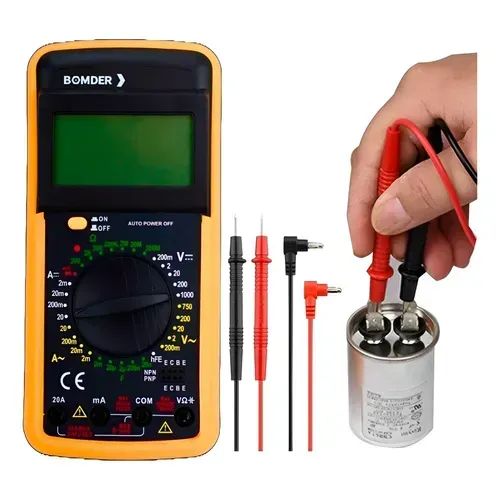 Multimetro Digital Portatil com Capacimetro - Foto 2