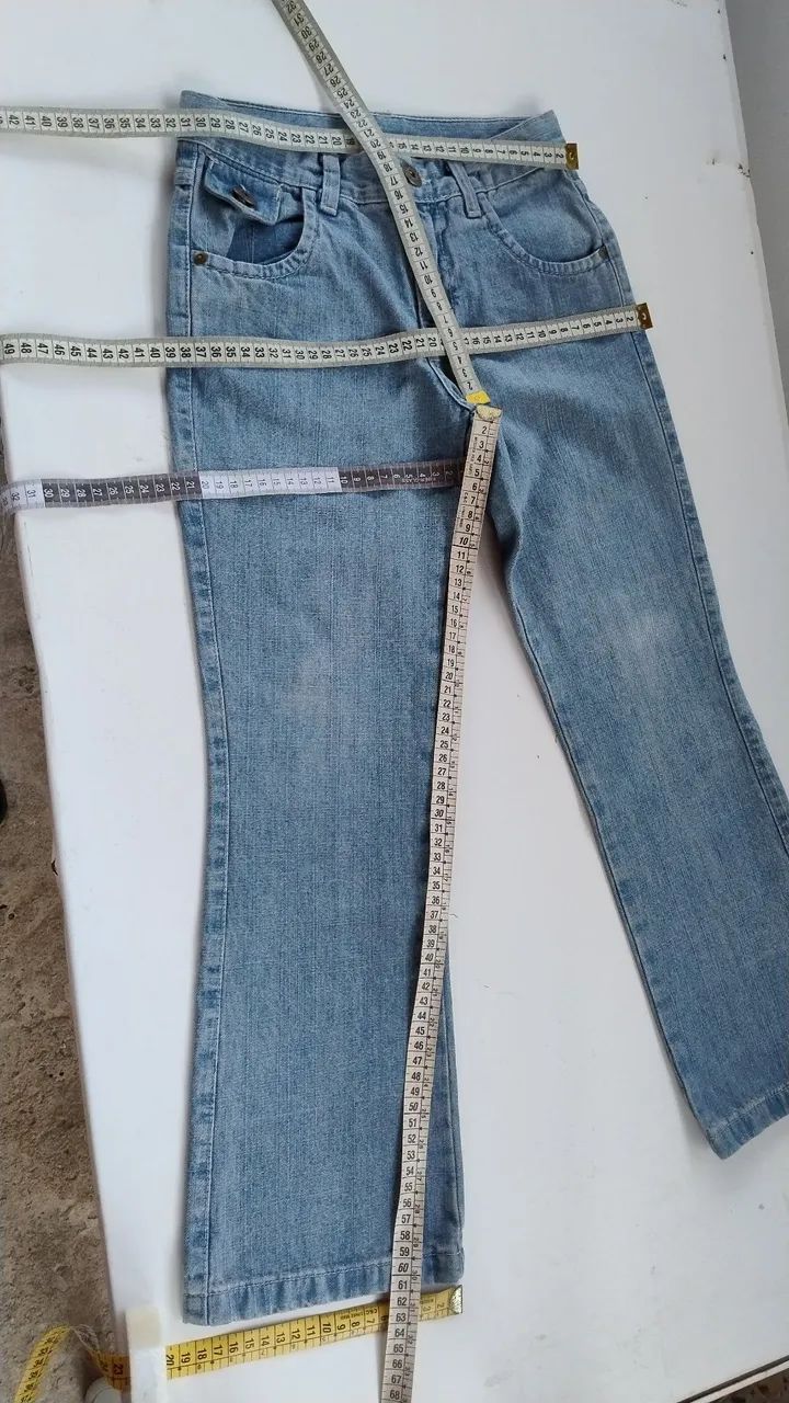 Calça jeans infantil Figurinha  - Foto 5