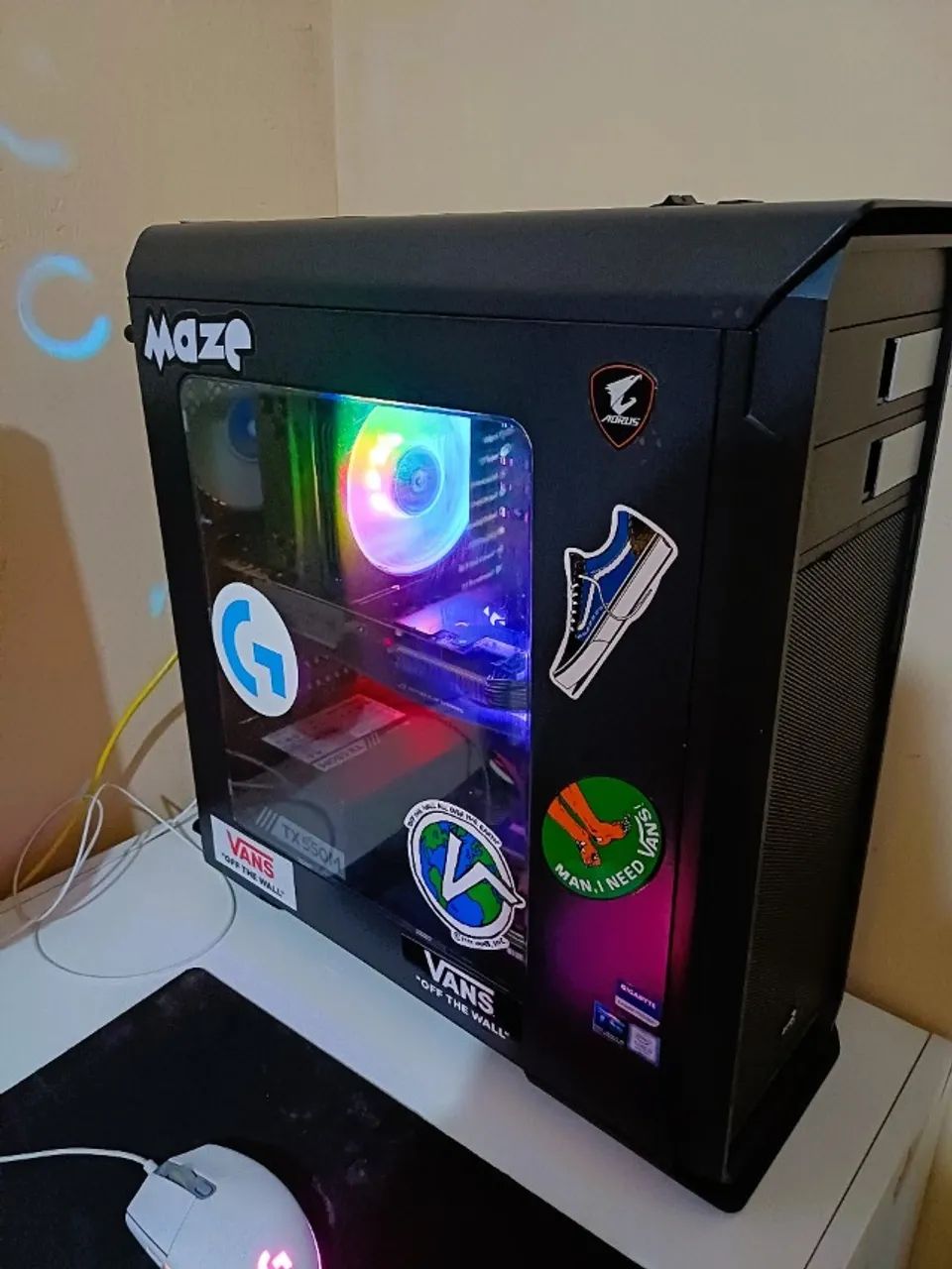 PC Gamer i5 8600K / GTX 1070 Ti Asus ROG, 16 GB de RAM - 1 TB de Memoria