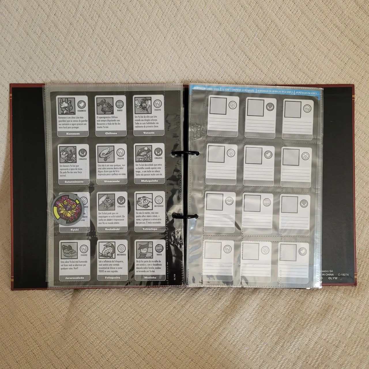 Livro de Coleção de Medalhões Yo-kai Watch - Hasbro - 2015 - Foto 5
