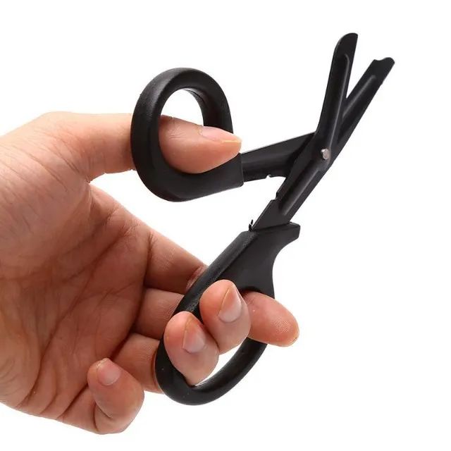 Tesoura Ponta Romba EDC Gear Original 18cm APH, Resgate, SAMU, Bombeiros - Foto 3