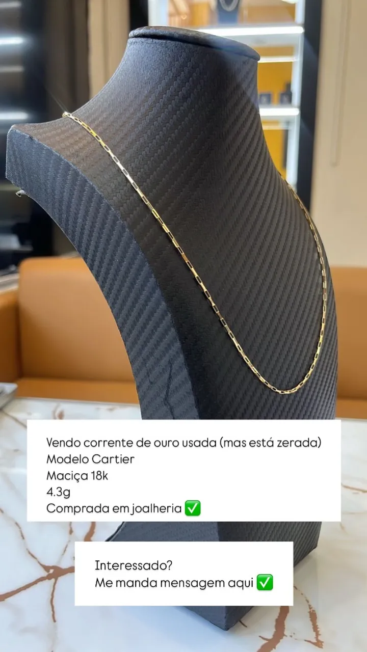 Corrente Ouro Maciço 4.3g