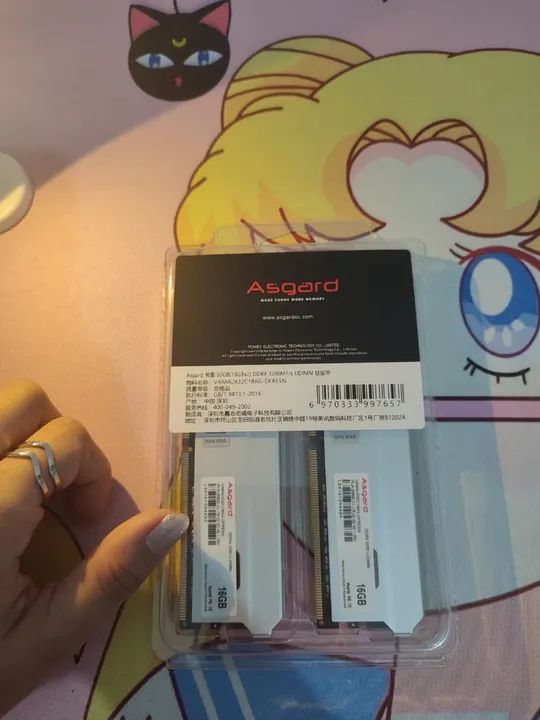 Memória RAM ASGARD DDR4 3200MHz com dois pentes de 16GB. - Foto 2